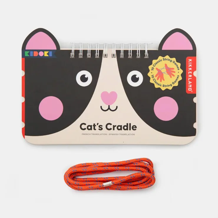 Goma elástica para mano Cat´s Cradle con bloc de juegos modelo surtido<Kikkerland Online
