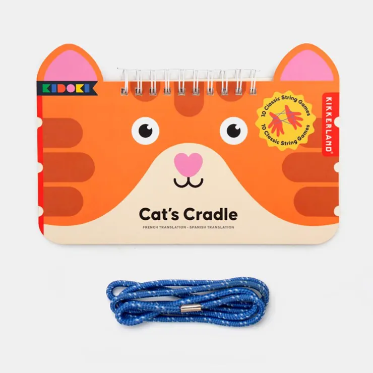 Goma elástica para mano Cat´s Cradle con bloc de juegos modelo surtido<Kikkerland Online