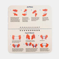 Goma elástica para mano Cat´s Cradle con bloc de juegos modelo surtido<Kikkerland Online