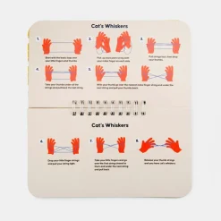 Goma elástica para mano Cat´s Cradle con bloc de juegos modelo surtido<Kikkerland Online