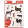Gomets animales de granja 2 láminas<Apli Online