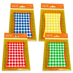 Gomets redondos pequeños bolsa unicolor<Ineta Clearance