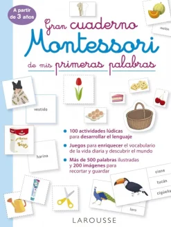 Gran cuaderno Montessori de mis primeras palabras< Sale