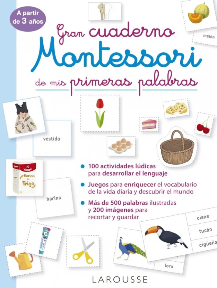 Gran cuaderno Montessori de mis primeras palabras< Sale