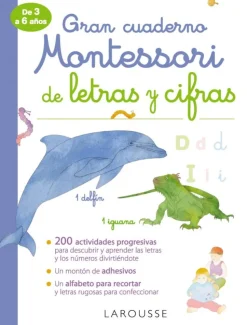 Gran cuaderno Montessori de letras y cifras< Hot