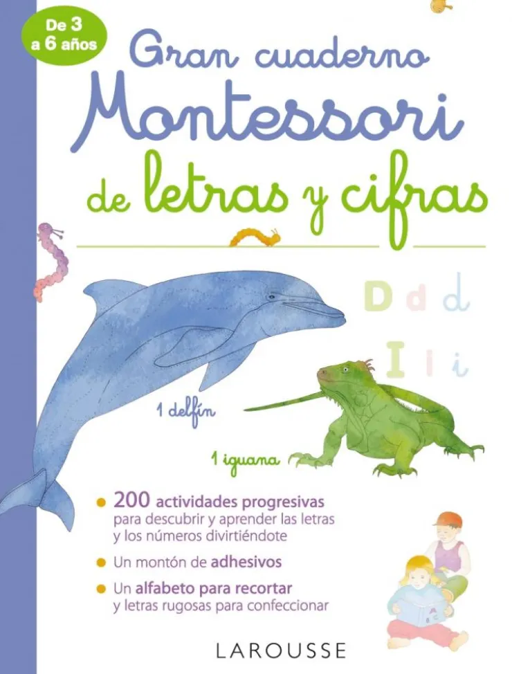 Gran cuaderno Montessori de letras y cifras< Hot