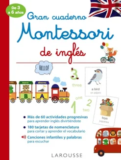 Gran cuaderno Montessori de inglés< Hot