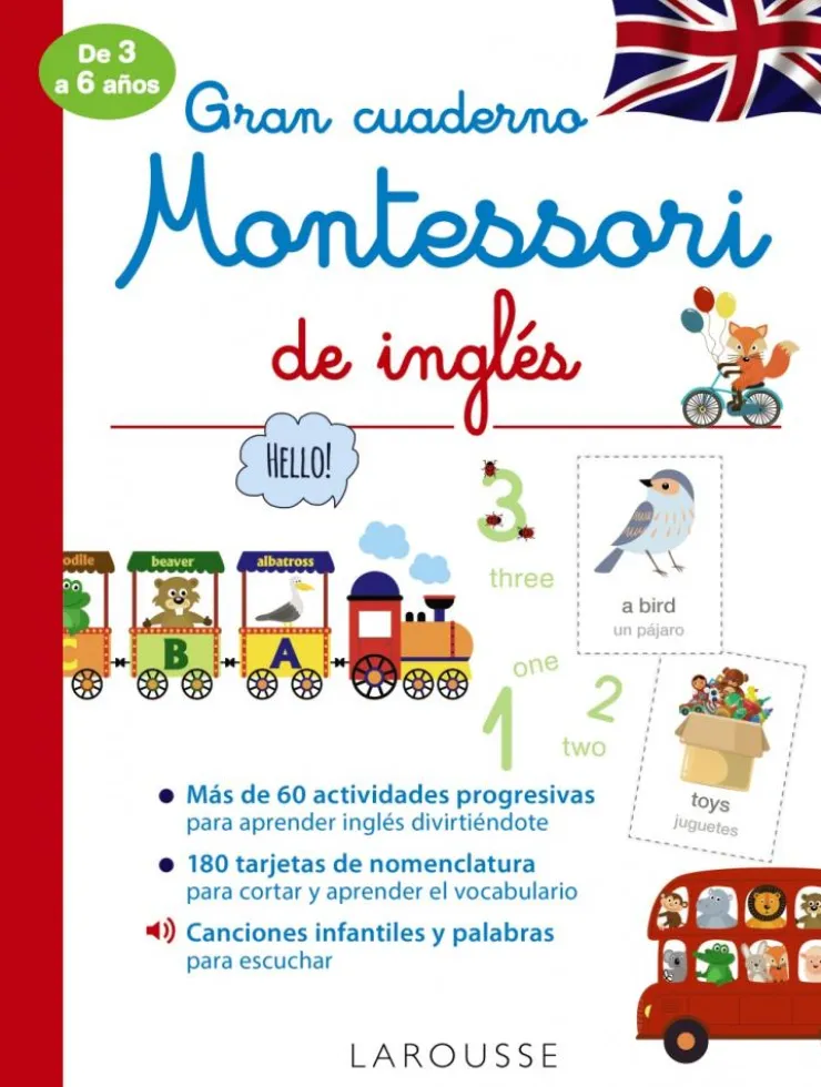 Gran cuaderno Montessori de inglés< Hot