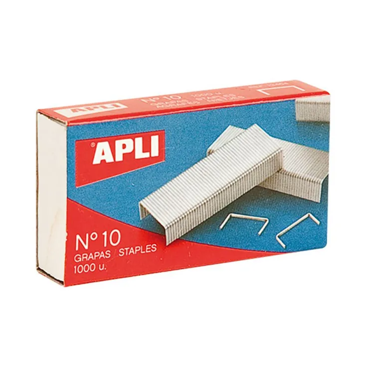 Grapas número 10. Caja de 1000 grapas. .<Apli Online