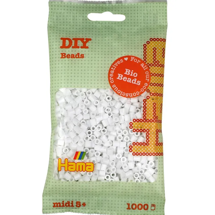 Midi: bolsa 1000 Bio perlas blanco<Hama Online