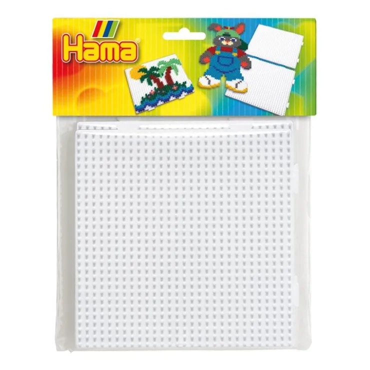 Midi: set de 2 plantillas cuadradas<Hama New