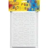 Midi: set de 2 plantillas letras y números<Hama New