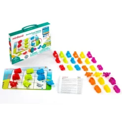 Juego clasificar y contar vehículos<Miniland Discount