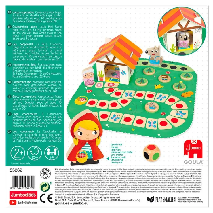 Juego cooperativo Caperucita Roja<Goula Discount