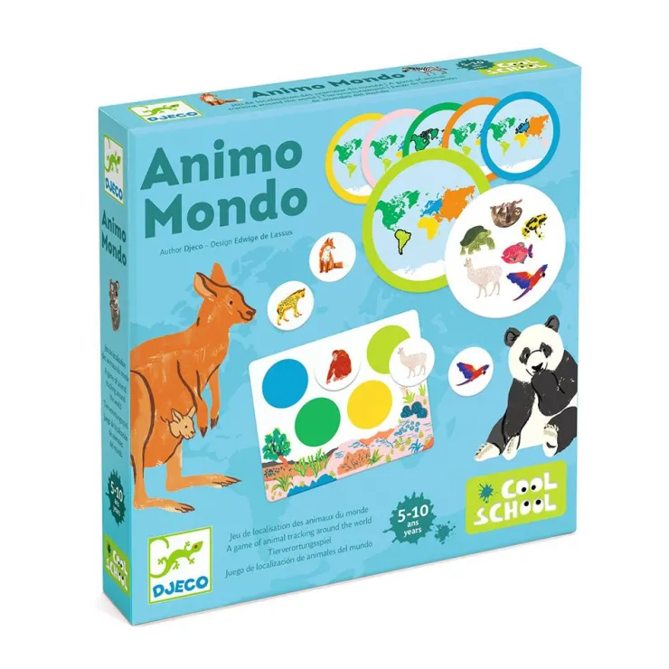 Juego de bingo Animo Mondo<Djeco New