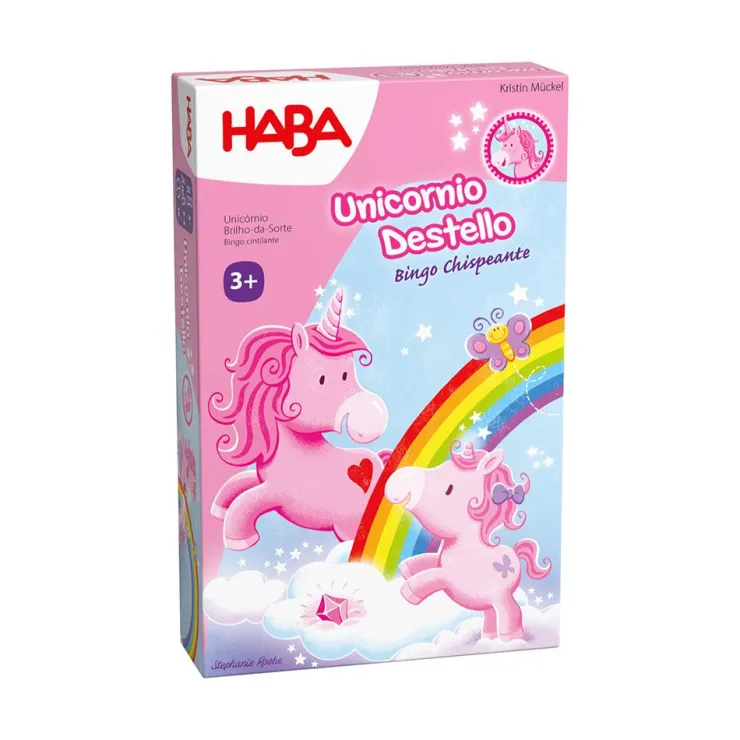 Juego de bingo Unicornio destello<Haba