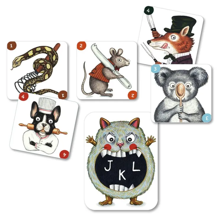 Juego de cartas ABC Miam<Djeco Outlet