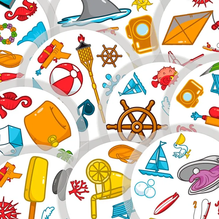 Juego de cartas Dobble Impermeable<Asmodee Best