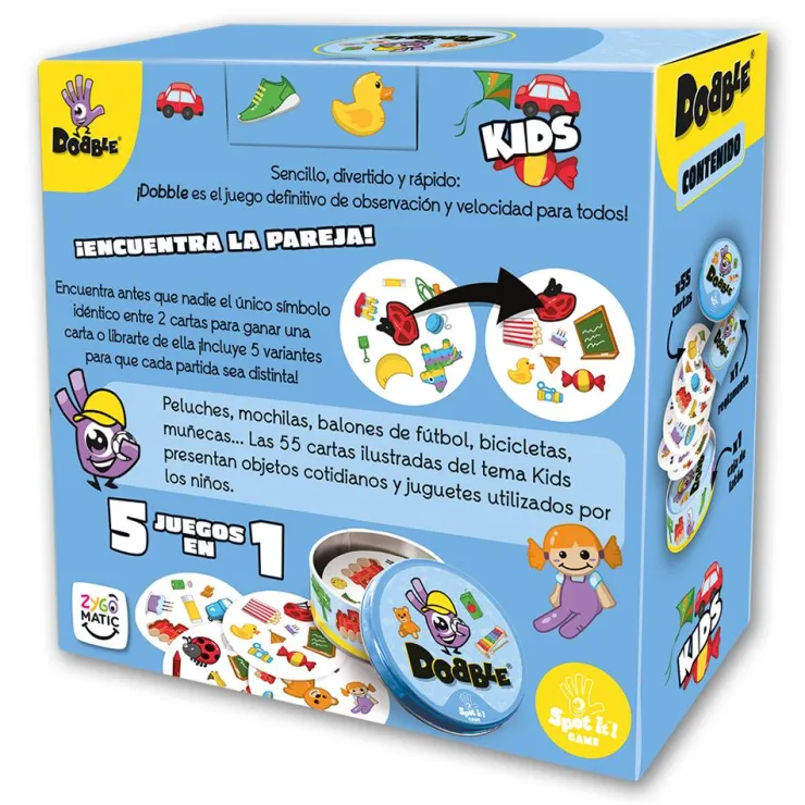 Juego de cartas Dobble kids<Asmodee Online