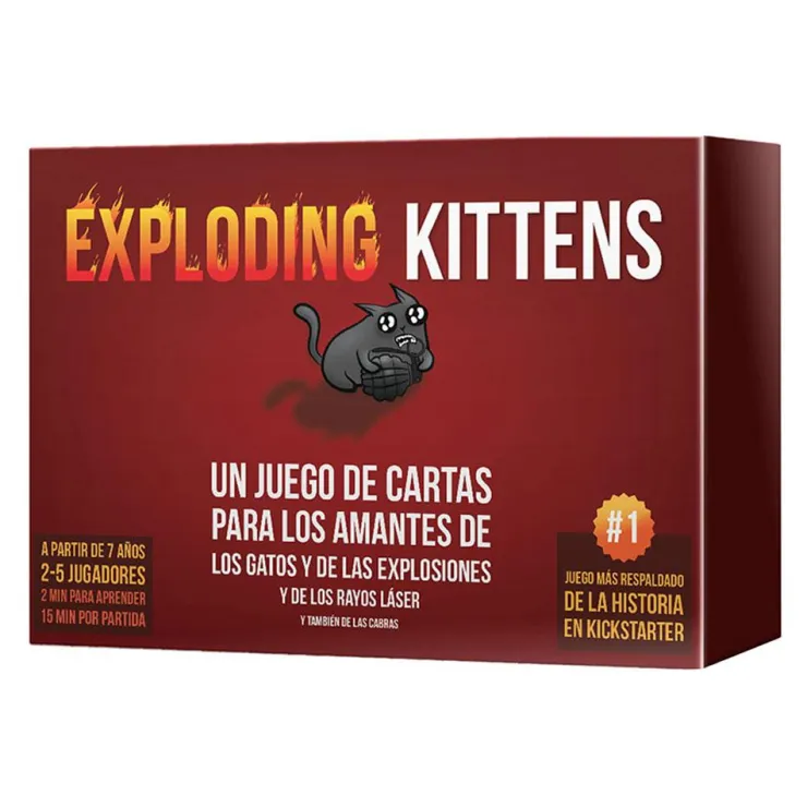 Juego de cartas Exploding kittens<Asmodee Hot