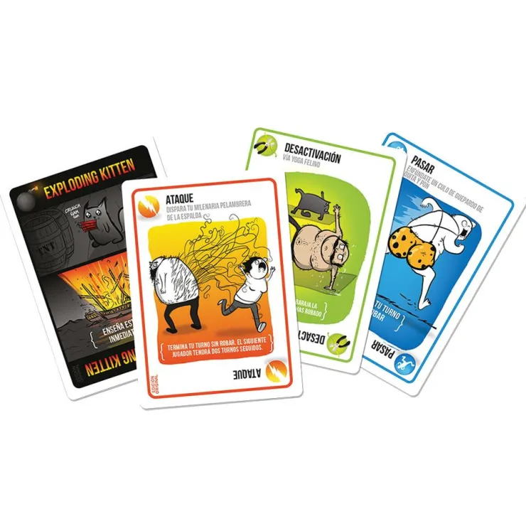 Juego de cartas Exploding kittens<Asmodee Hot