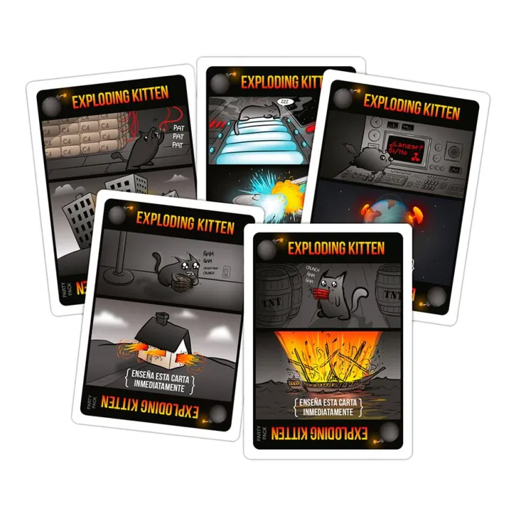 Juego de cartas Exploding kittens party pack<Asmodee Discount