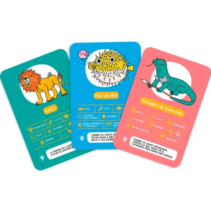 Juego de cartas Juguemos a los animales<The Happy Gang Outlet