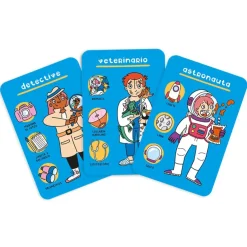 Juego de cartas Juguemos a las profesiones<The Happy Gang New