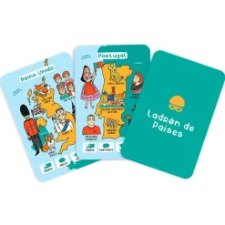 Juego de cartas Juguemos a los países<The Happy Gang Online