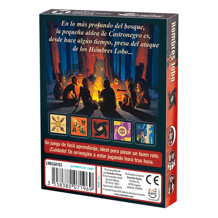 Juego de cartas Los hombres lobo de Castronegro<Asmodee Online