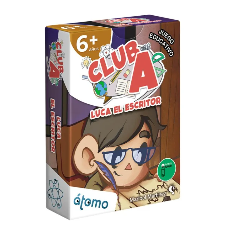Juego de cartas Luca el escritor Club A<Atomo Games Hot