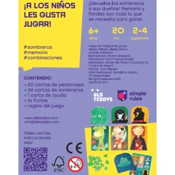 Juego de cartas Magic Hat<Simple Rules Old Teddys Best