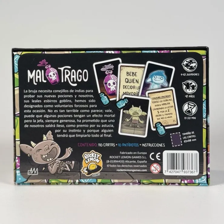 Juego de cartas Mal trago<Rocket Lemon Games Best