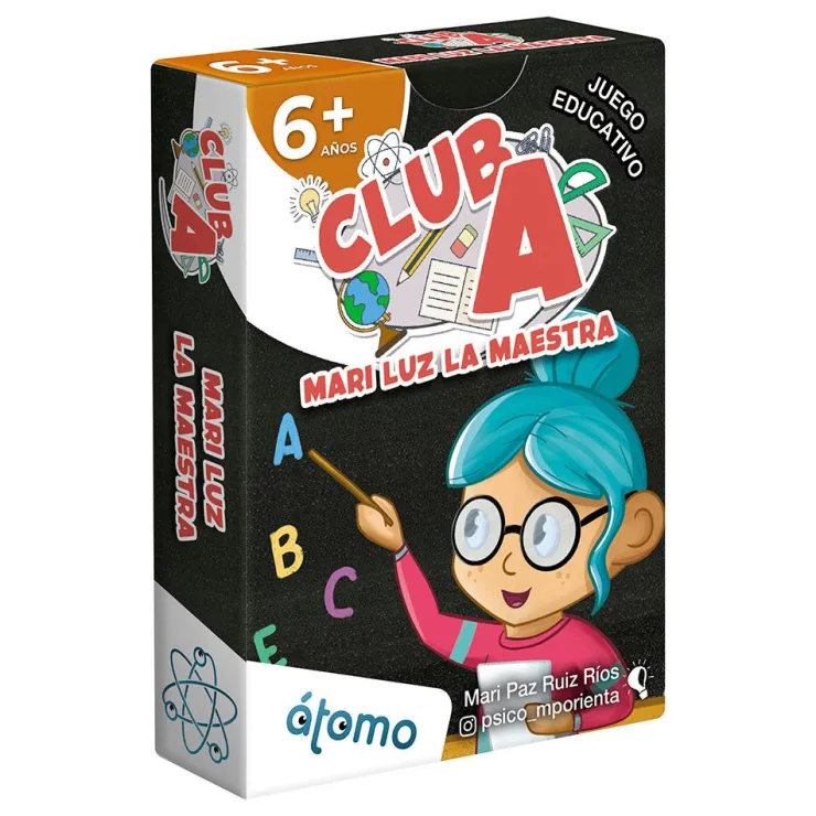 Juego de cartas Mari Luz la maestra Club A<Atomo Games Hot