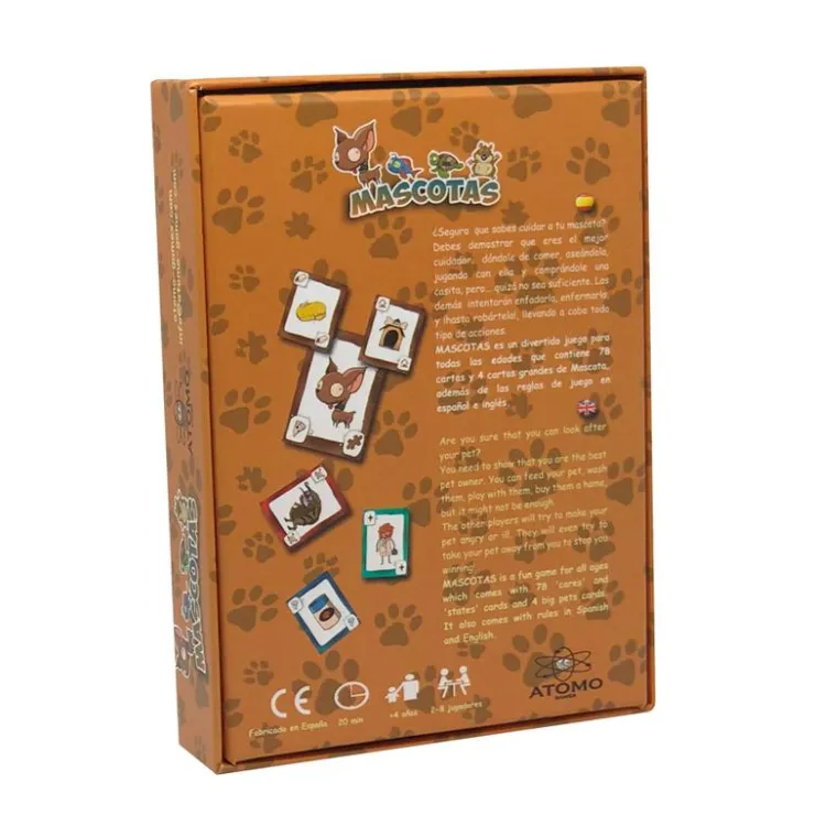 Juego de cartas Mascotas<Atomo Games