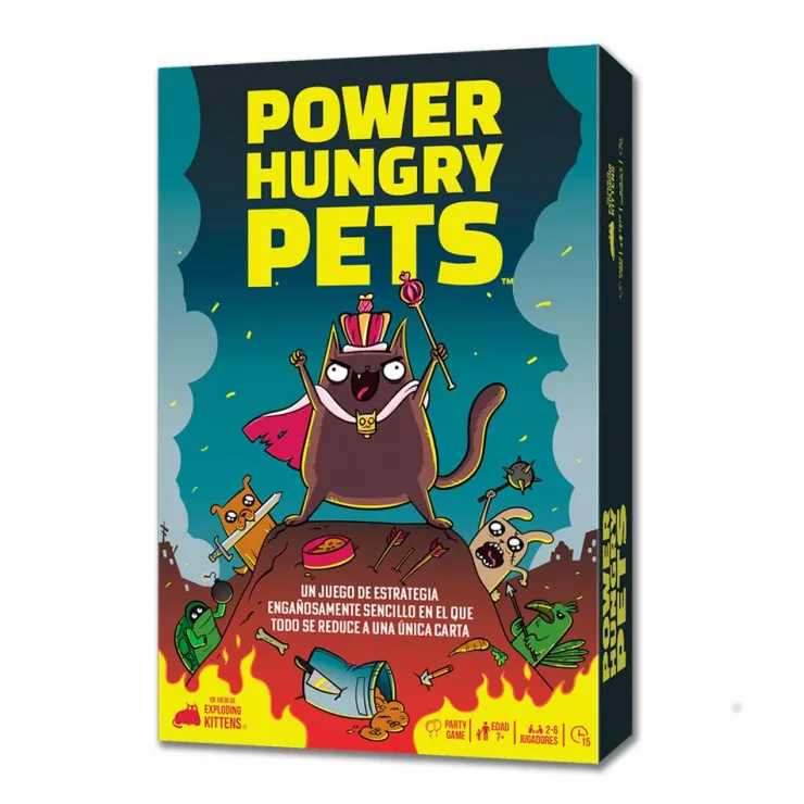 Juego de cartas Power Hungry Pets<Asmodee Best