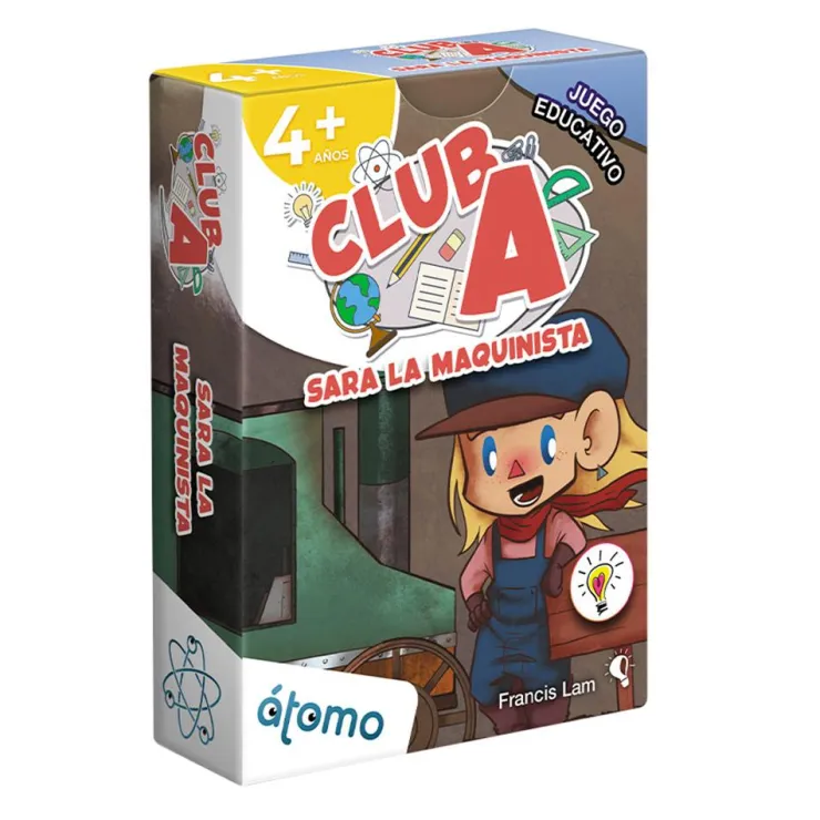 Juego de cartas Sara la maquinista Club A<Atomo Games Hot