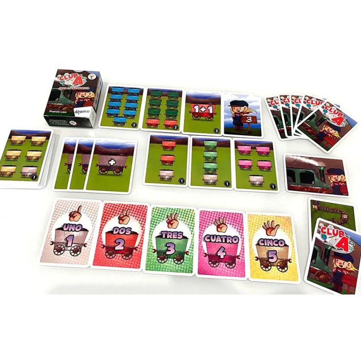 Juego de cartas Sara la maquinista Club A<Atomo Games Hot