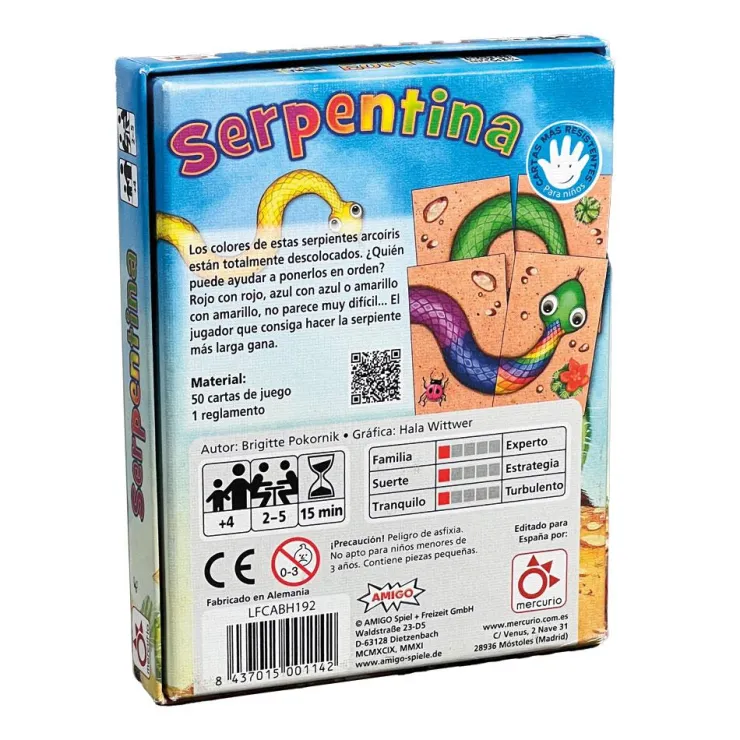 Juego de cartas Serpentina<Mercurio