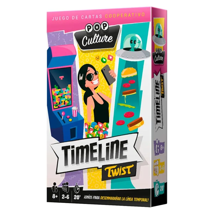 Juego de cartas Timeline Twist Pop Culture<Asmodee Online