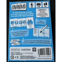 Juego de cartas Unánimo<Zacatrus Online