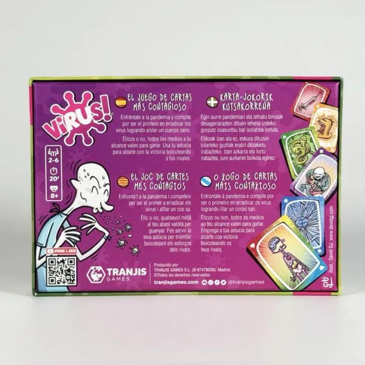 Juego de cartas Virus<Tranjis Games Best