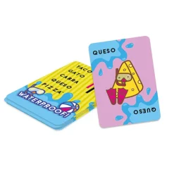 Juego de cartas waterproof Taco, gato, cabra, queso, pizza<Ludilo