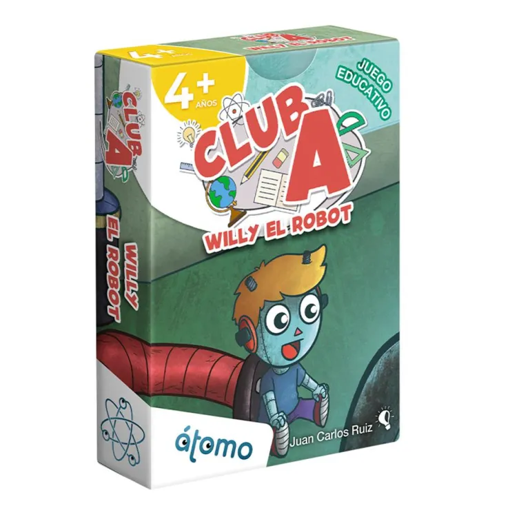 Juego de cartas Willy el robot Club A<Atomo Games Online