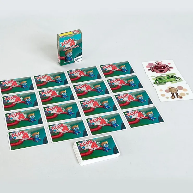 Juego de cartas Willy el robot Club A<Atomo Games Online
