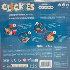 Juego de lógica Clickies<Miniland Hot