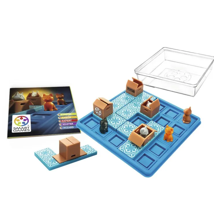 Juego de lógica Gatos y cajas<Smart Games Clearance