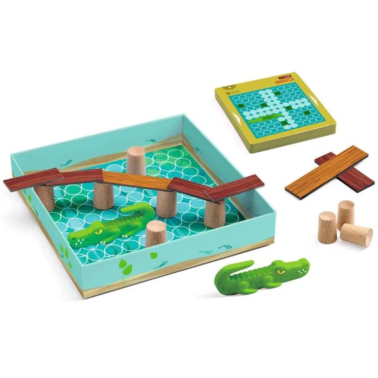 Juego de lógica Sologic Croco bridge<Djeco Hot