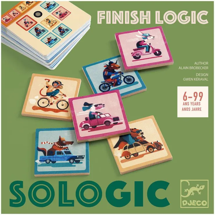 Juego de lógica Sologic Finish Logic<Djeco Discount