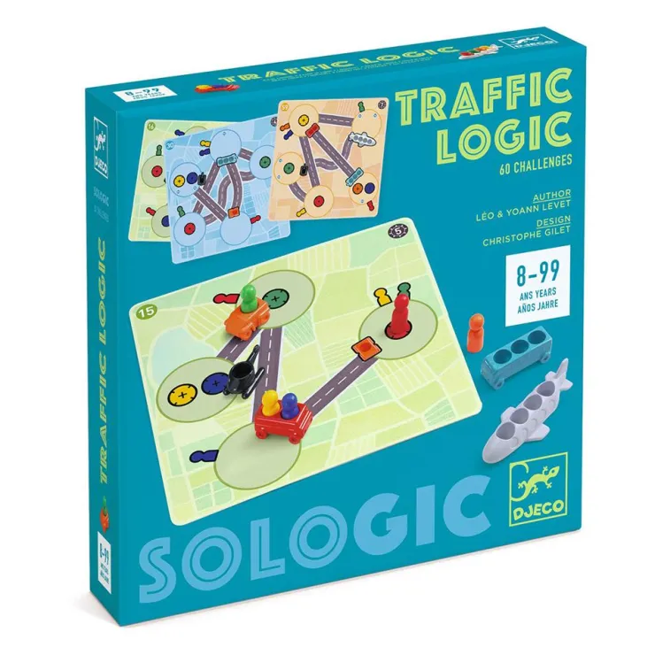 Juego de lógica Traffic logic Sologic<Djeco Discount